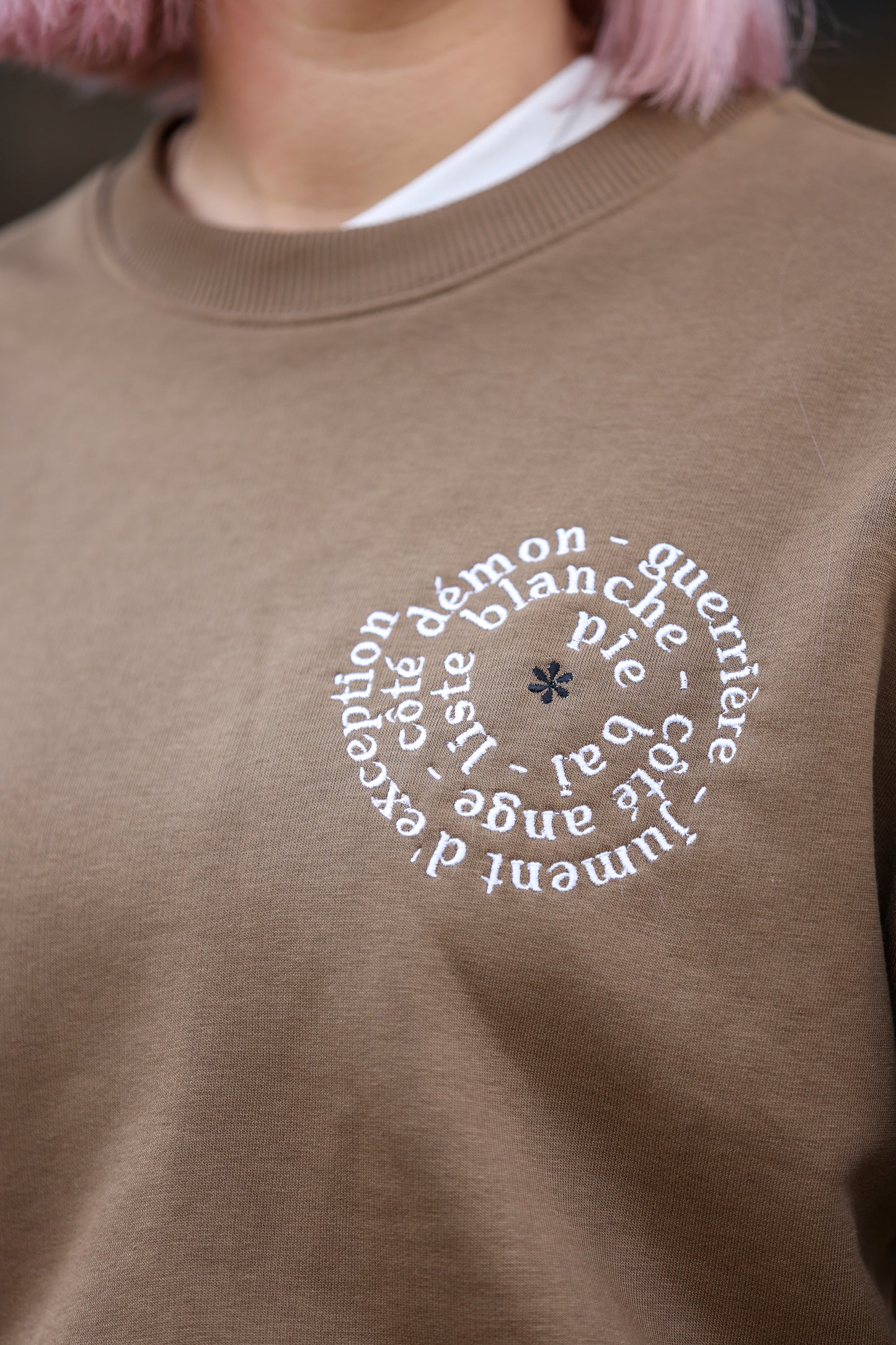 OURAGAN - Sweat-shirt écoresponsable à col rond oversize unisexe