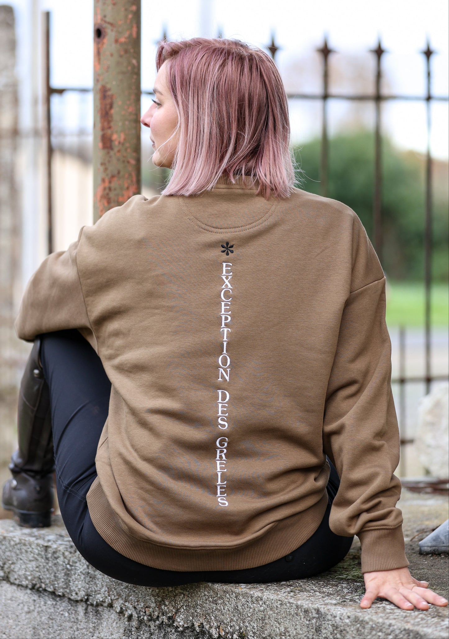 OURAGAN - Sweat-shirt écoresponsable à col rond oversize unisexe