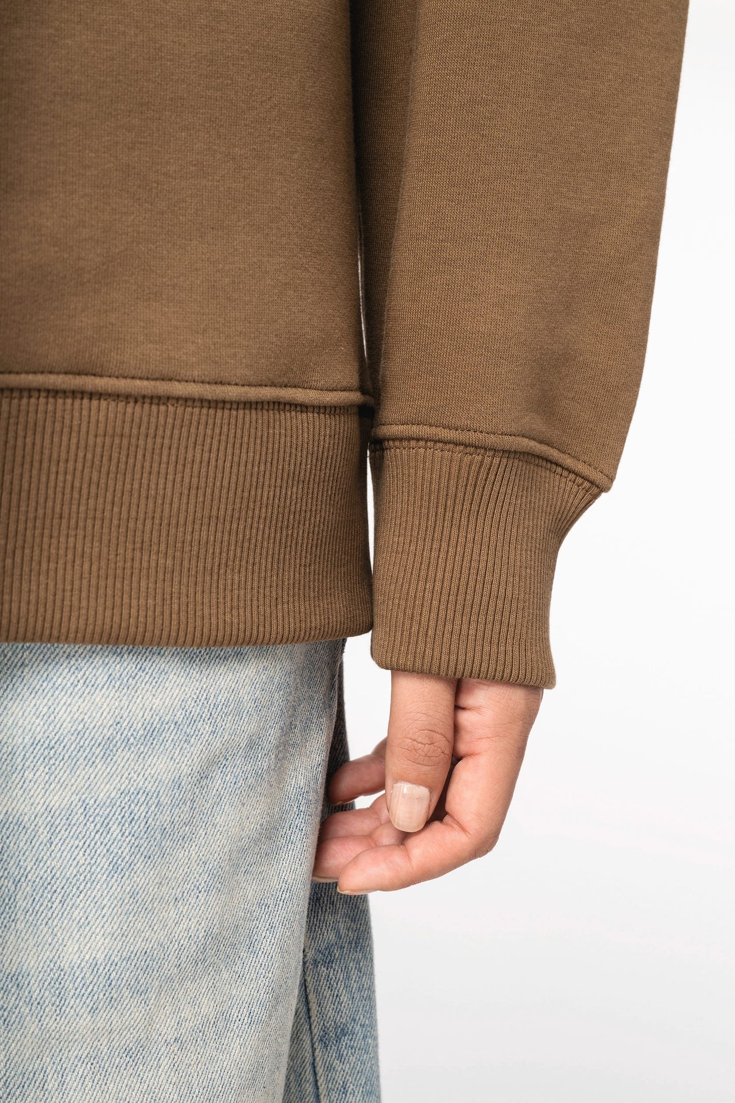 OURAGAN - Sweat-shirt écoresponsable à col rond oversize unisexe